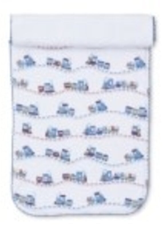 Kissy Kissy KK Rambling Railroad Burp Cloth