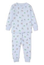 Kissy Kissy KK PJs Puppy Snowball Pranks Pajama Set- Blue