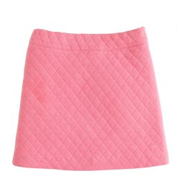 Bisby Quilted Mini Skirt-Rose