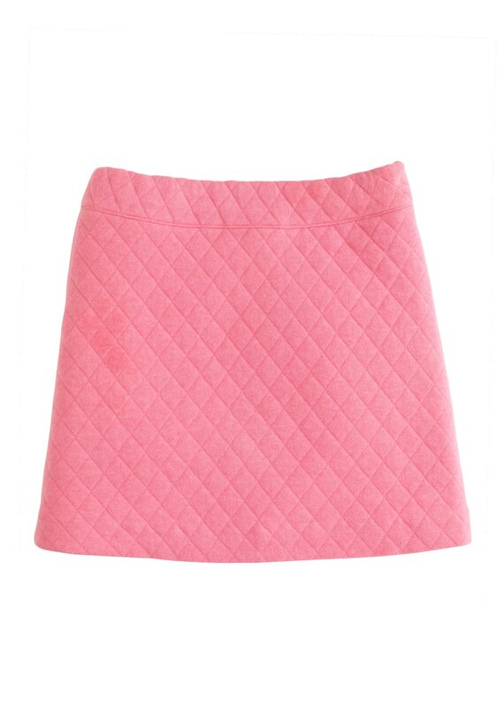 Bisby Quilted Mini Skirt-Rose