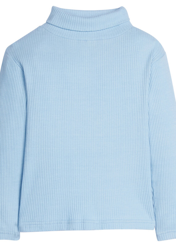 Bisby Ribbed Turtleneck Ice Blue