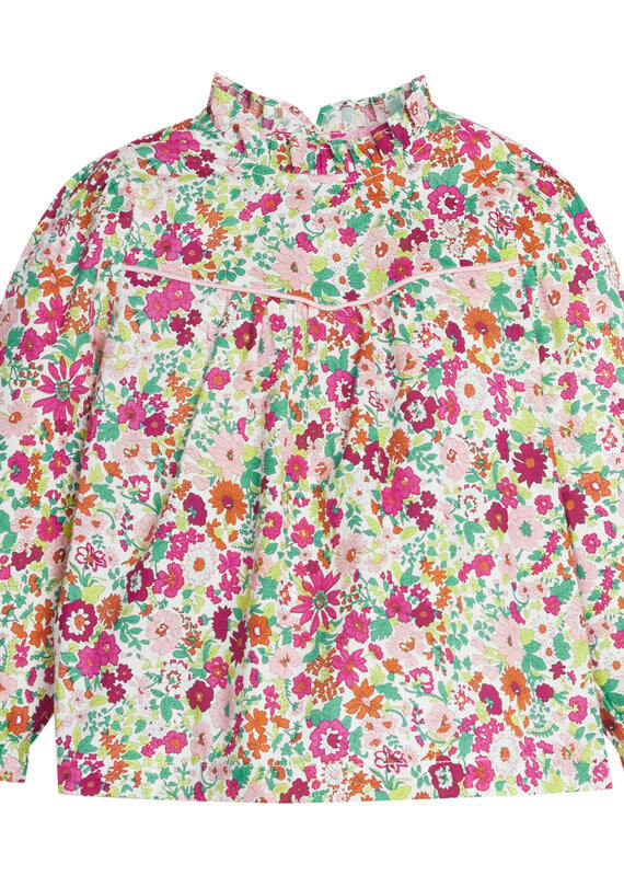 Bisby Mccall Top Magenta Floral