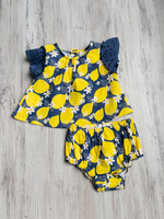 mud pie Lemons Pinafore Set