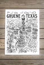 Gruene Texas Silkscreen Poster