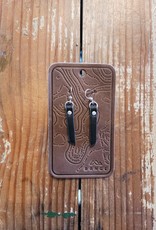 Bar Leather Earrings by Range Leather Co.