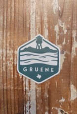 Gruene Badge Sticker by River Road Clothing