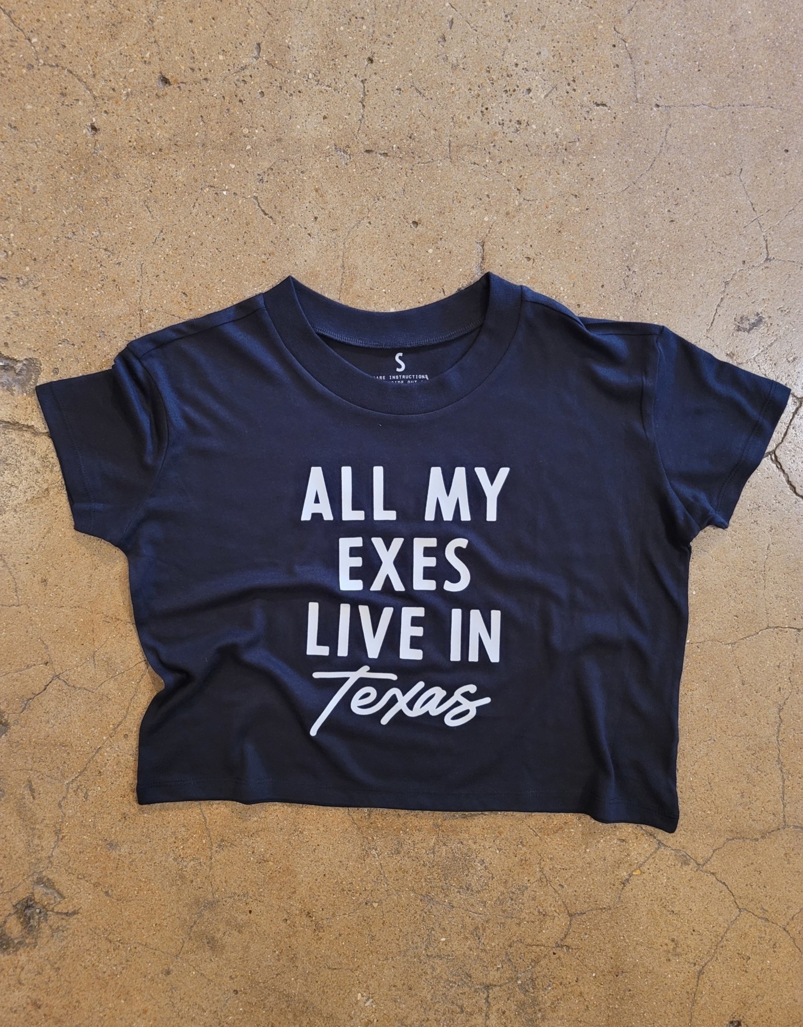 All My Exes Cropped Tee by Frankie Jean