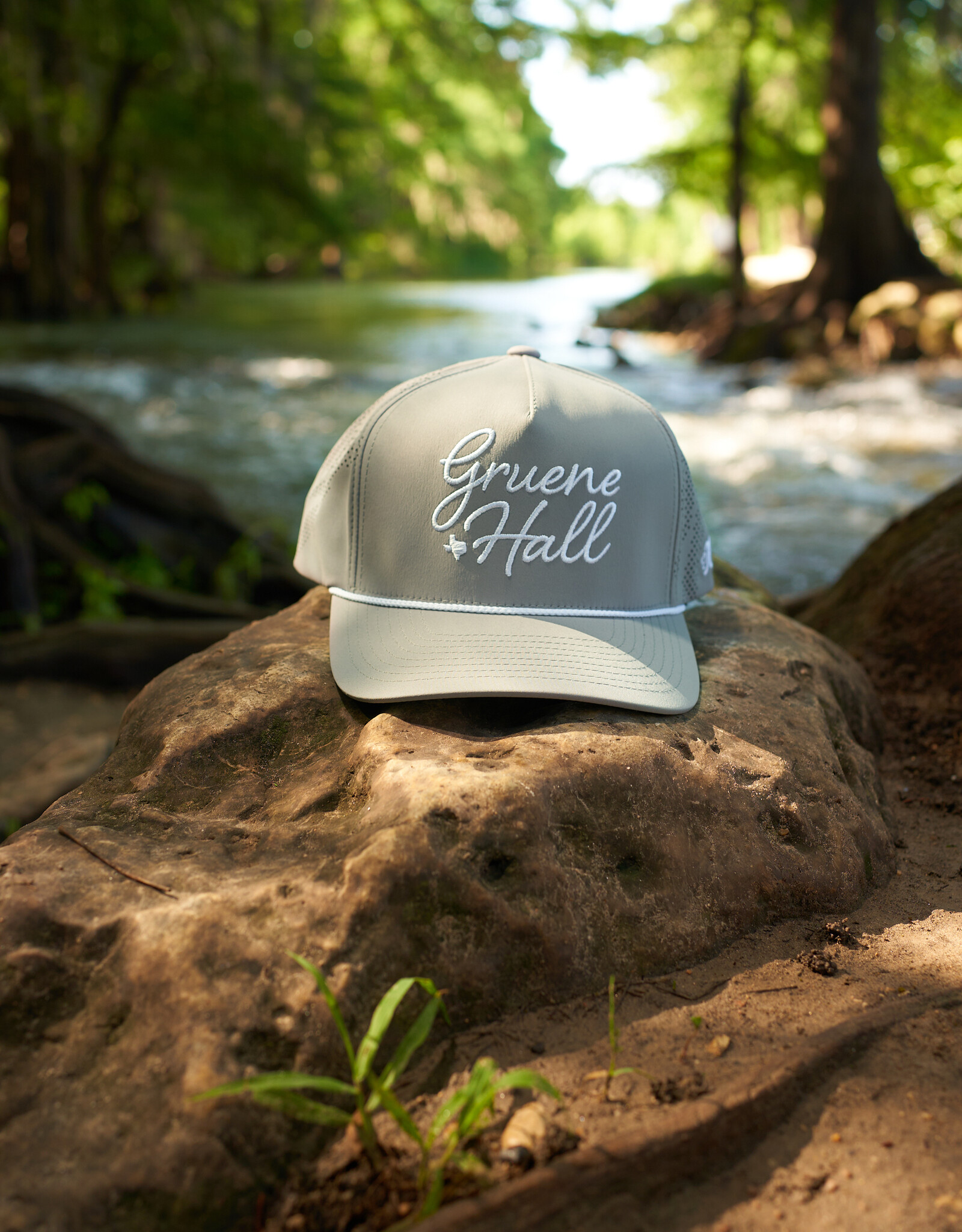 Gruene Hall Stitched Fabric Back Cap by Hooey