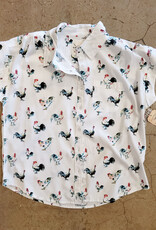 Little Rooster Print Shirt by Cotton & Rye #CRW035M