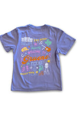 Youth Sketched Gruene Collage Comfort Colors Tee