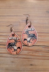 Brick Rodeo Leather Earrings #2-A110