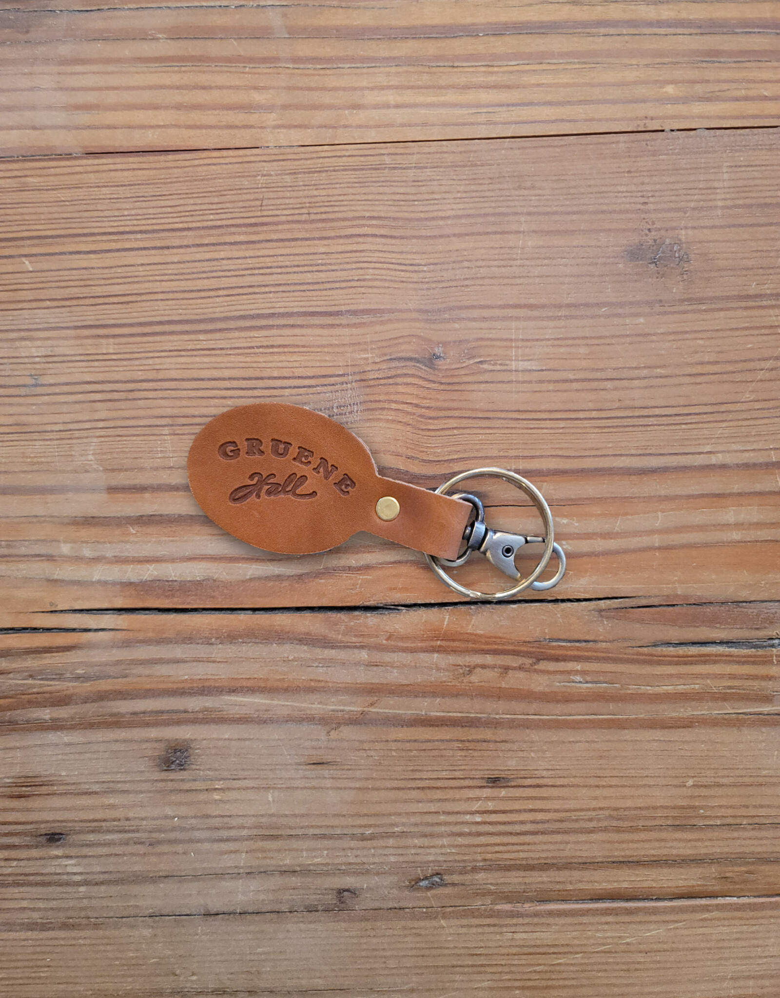 Gruene Hall Leather Clasp Keychain by Oowee