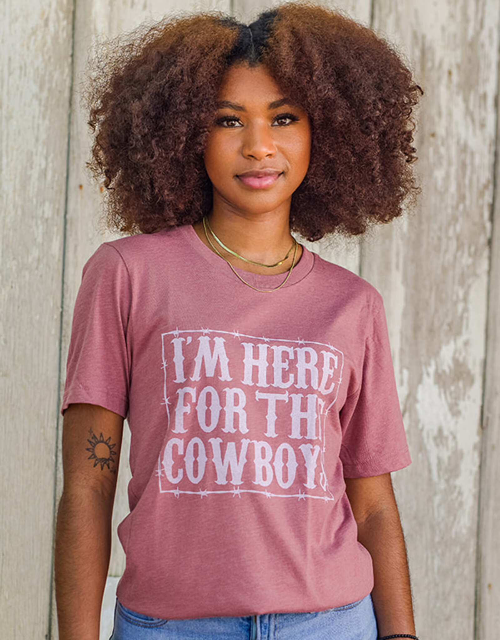Here For The Cowboys Tee