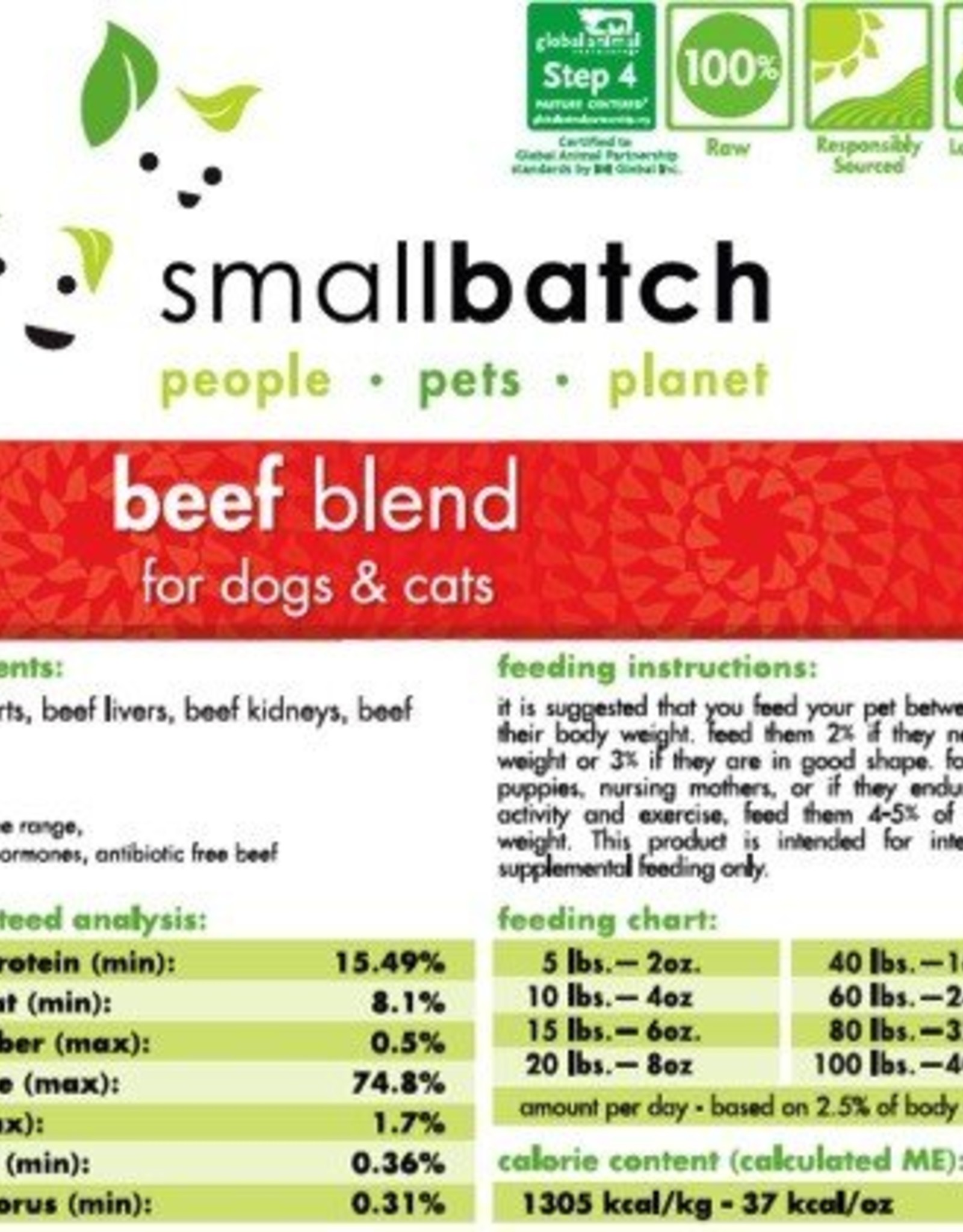 Smallbatch Smallbatch Beef Blend 2lb