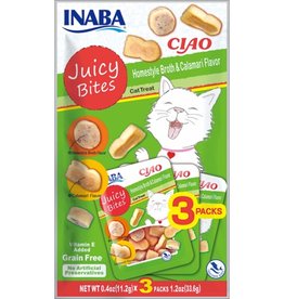 Inaba Ciao Cat Treats Ciao Cat Juicy Bites Homestyle & Calamari Flavor Treat