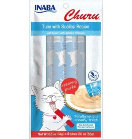 Inaba Ciao Cat Treats Ciao Churu Tuna with Scallop Recipe