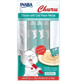 Inaba Ciao Cat Treats Ciao Churu Chicken with Crab Flavor Recipe