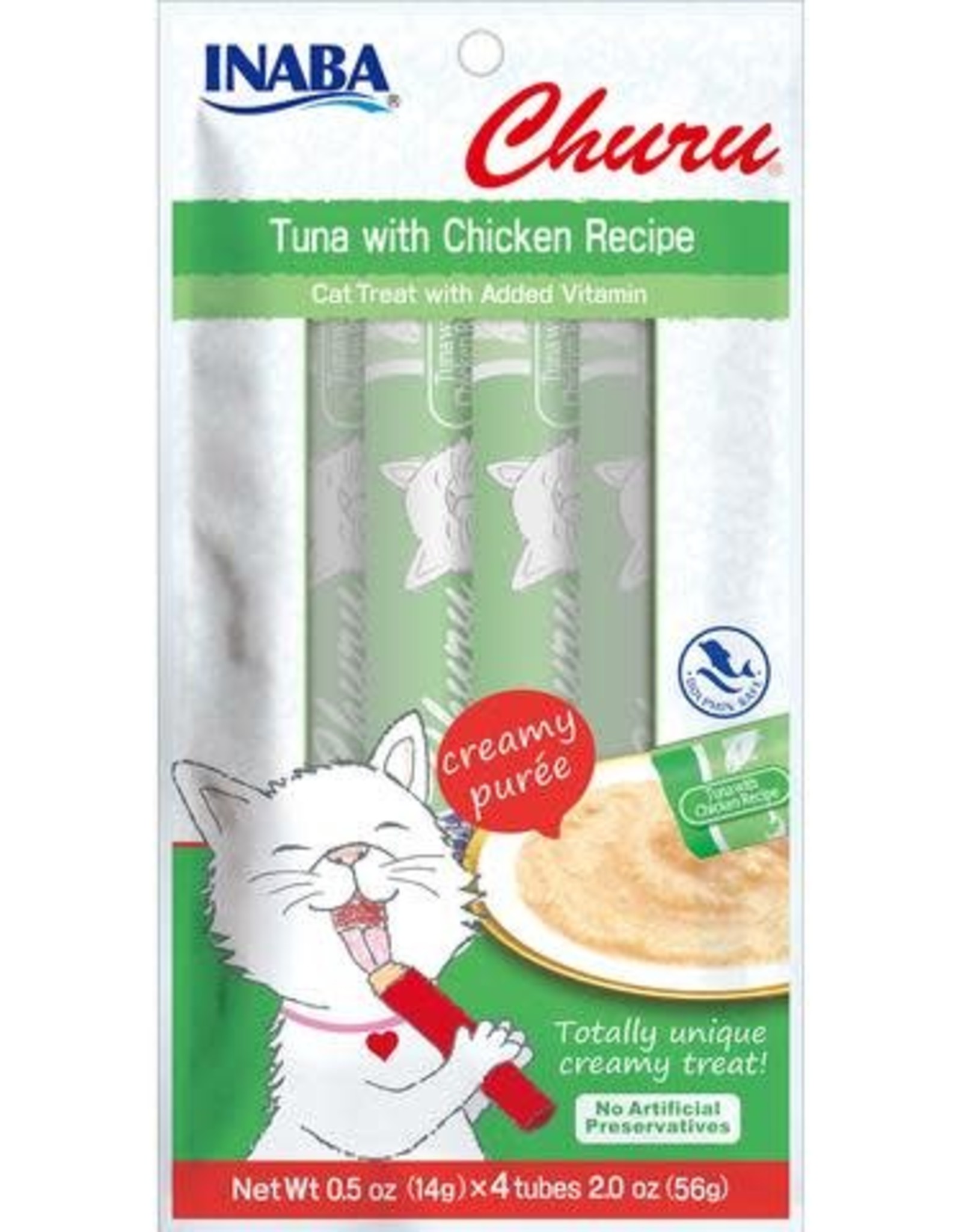 Inaba Ciao Cat Treats Ciao Churu Tuna with Chicken Recipe