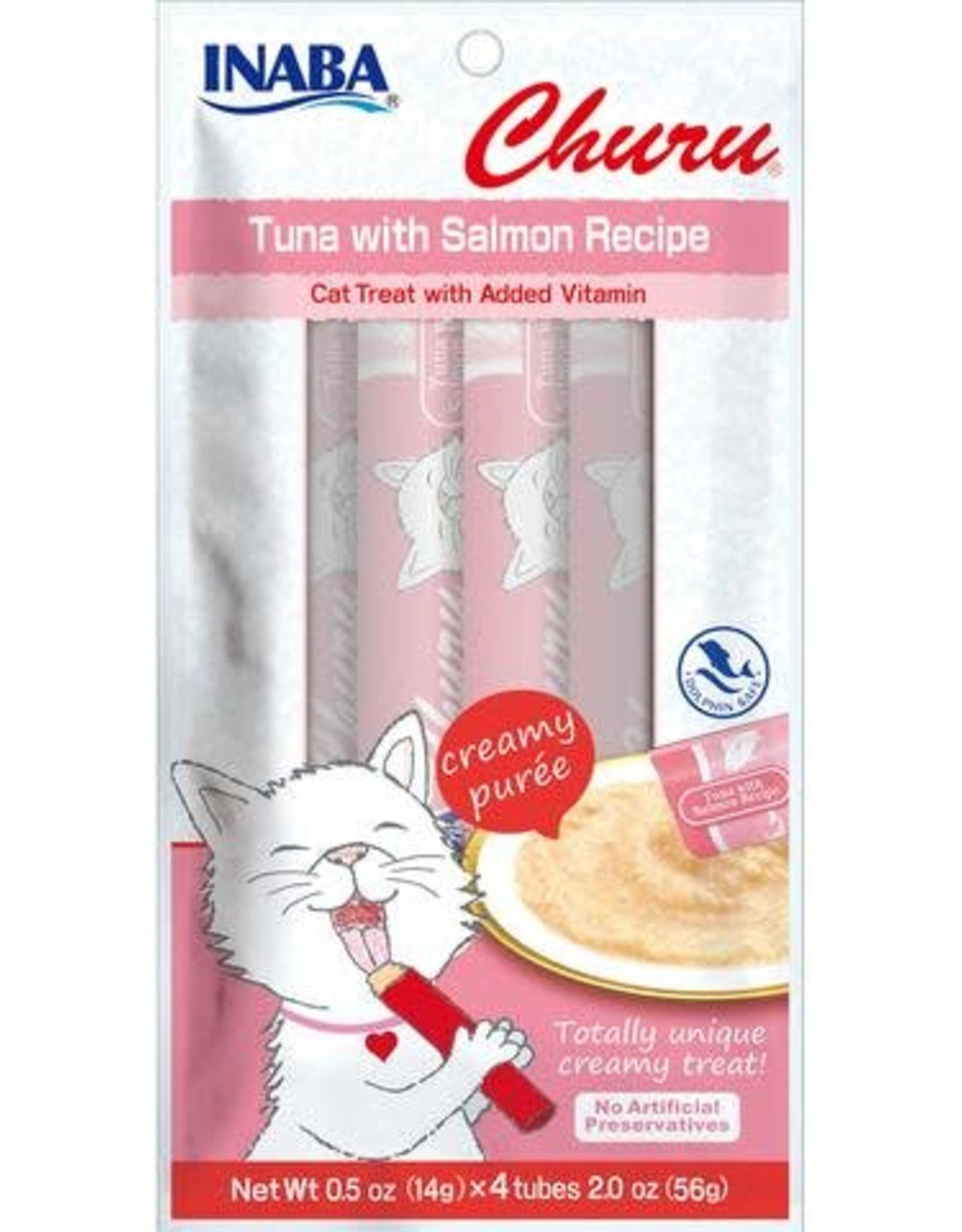 Inaba Ciao Cat Treats Ciao Churu Tuna with Salmon Recipe