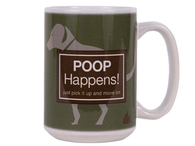 Poop Mug 15oz Happens Big Coffee Dog Speak 7ybIYvf6g
