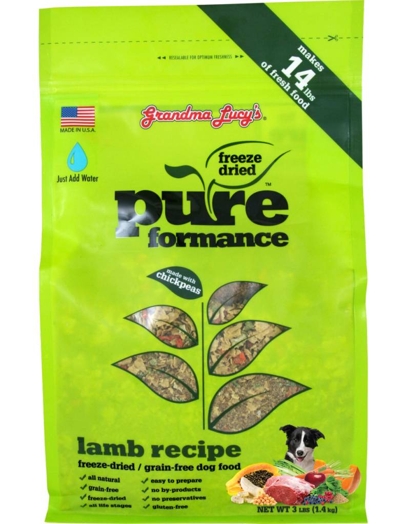 Grandma Lucy's Pureformance Lamb Formula - Molly's Healthy Pet Food Market