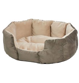 MidWest Homes for Pets Midwest Quiet Time Deluxe Gray Tulip Bed