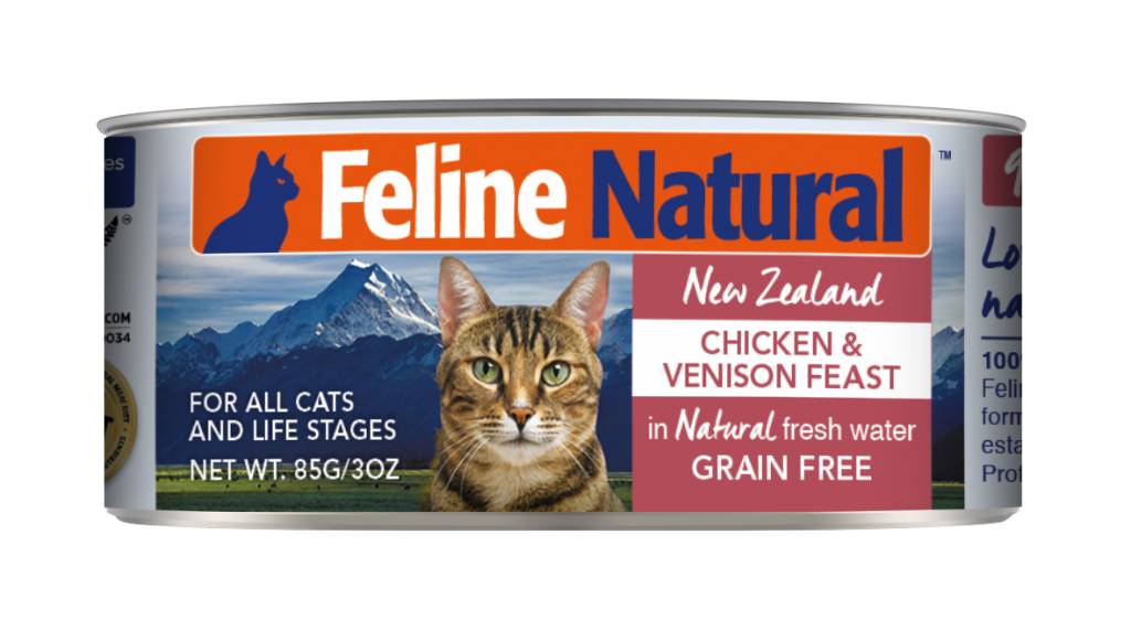 Feline natural chicken and clearance venison