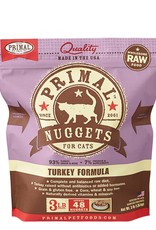 Primal Pet Food Primal Feline Raw Frozen Turkey Formula 3lb