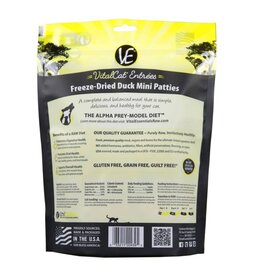 Vital Essentials Vital Essentials Cat Freeze-Dried Duck Mini Patties 8oz