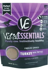 Vital Essentials Vital Essentials Dog Freeze-Dried Turkey Mini Patties 14oz