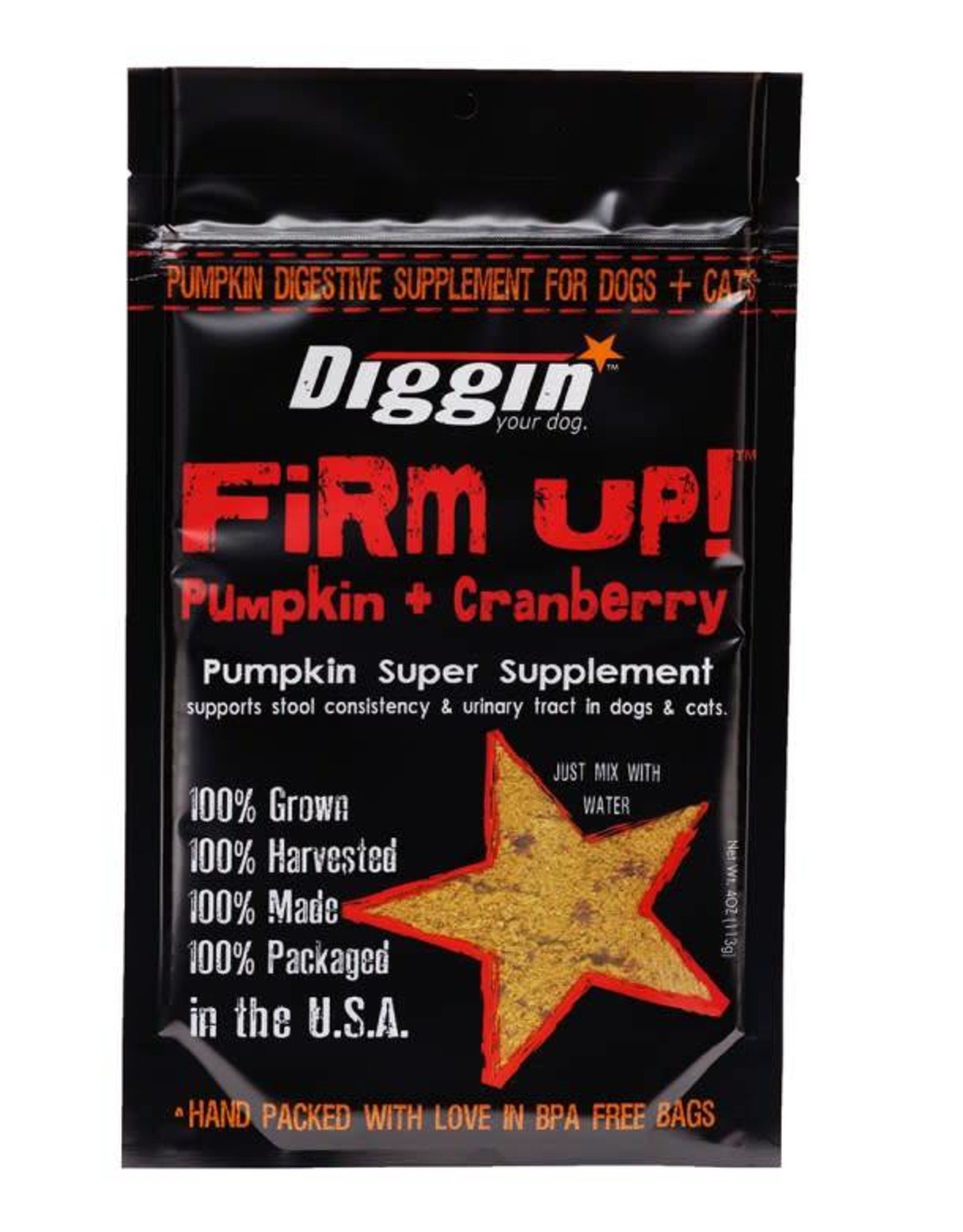 Diggin Your Dog Diggin Firm Up! + Cranberry 4 oz