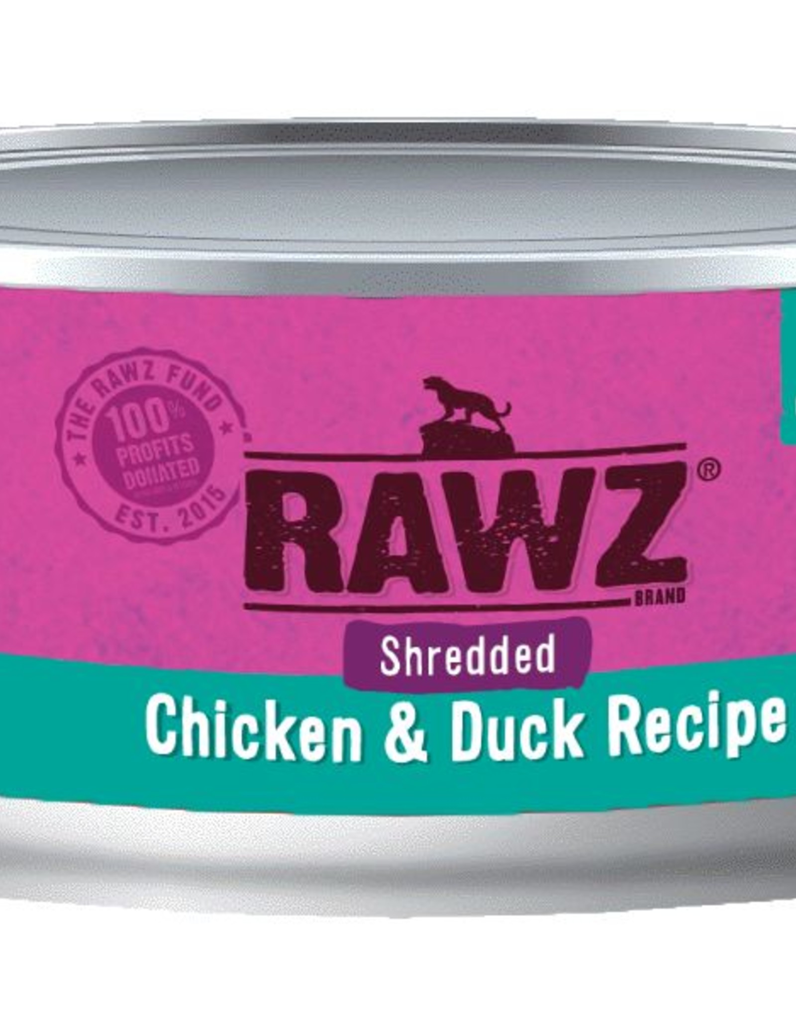 Rawz Rawz Cat Shredded Chicken & Duck