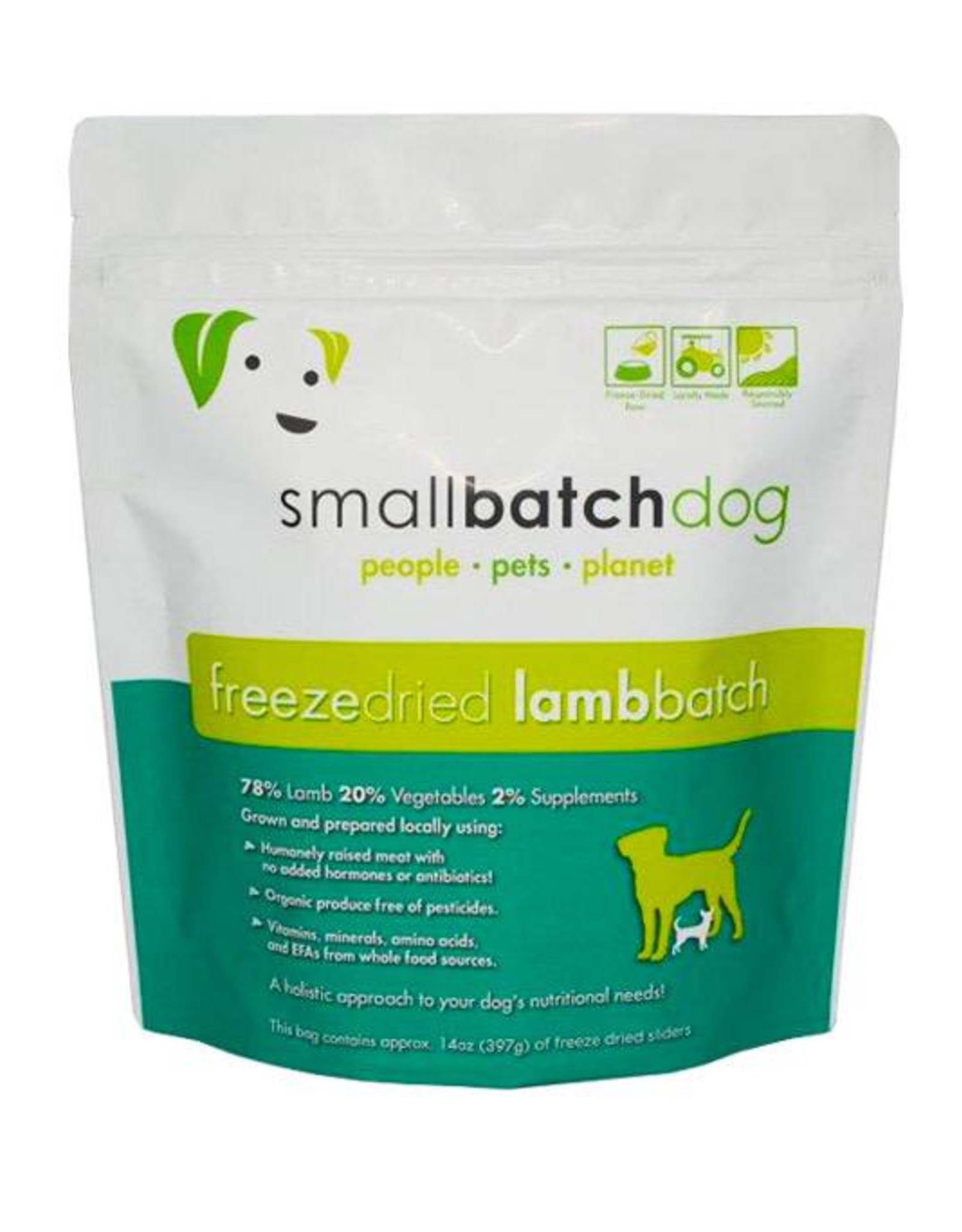 Smallbatch Smallbatch Lamb Freeze Dried Sliders 14oz