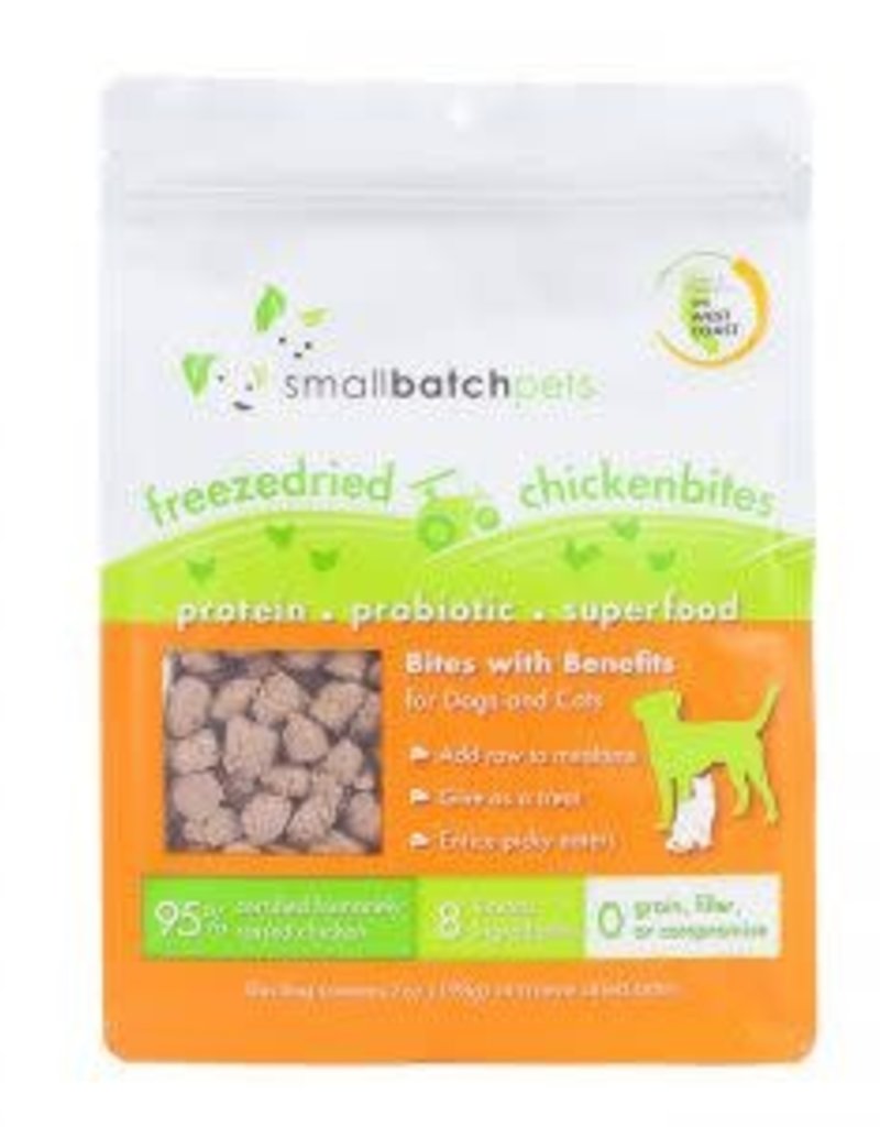 Smallbatch Freeze Dried Chicken Bites Molly S Healthy Pet Food