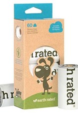 Earth Rated Earth Rated 60-Count, 4 rolls of Unscented Compostable Dog Waste Bags