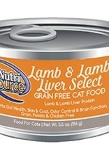 NutriSource NutriSource Lamb & Lamb Liver Select Cat 5.5oz