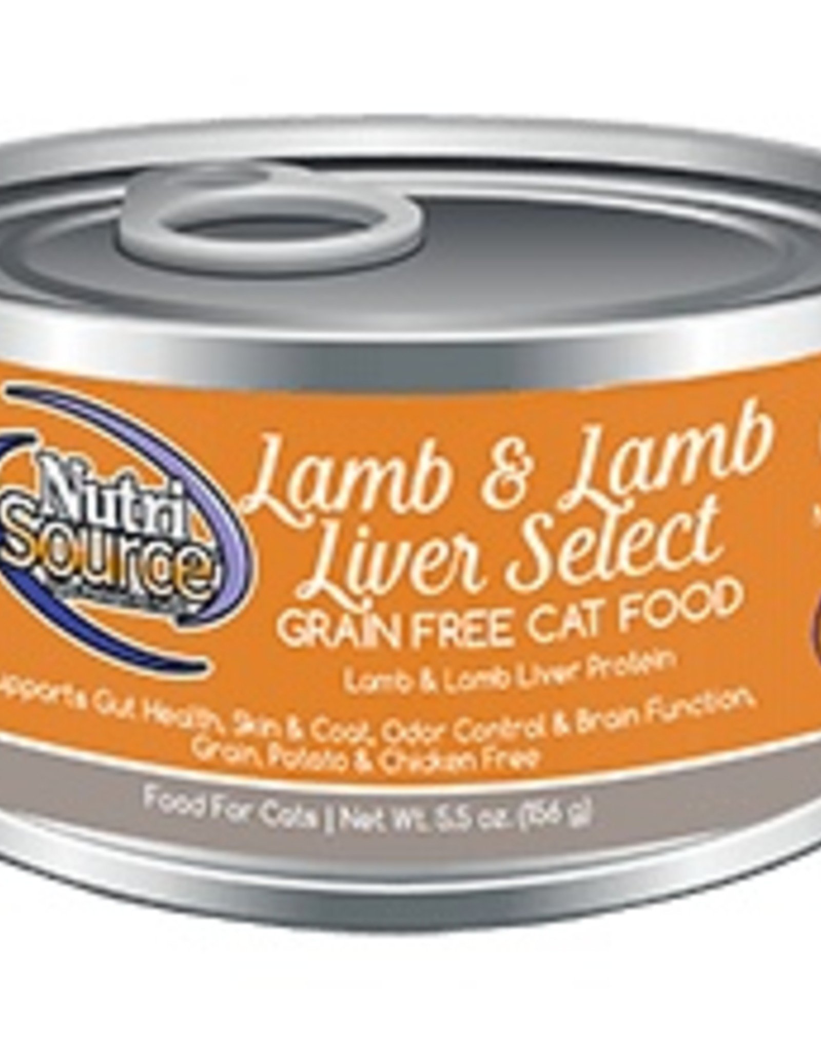 NutriSource NutriSource Lamb & Lamb Liver Select Cat 5.5oz