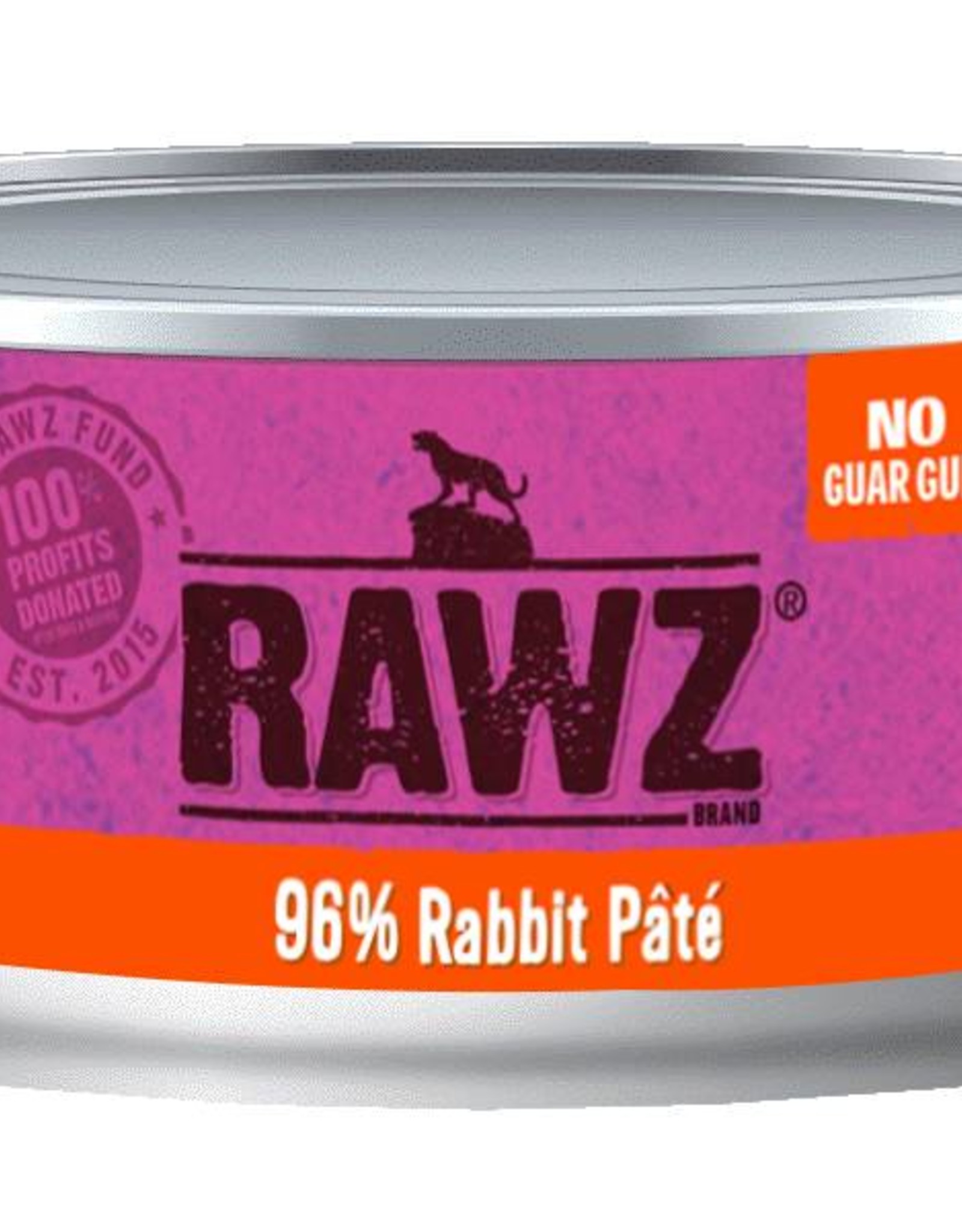 Rawz Rawz Cat 96% Rabbit Pate