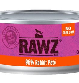 Rawz Rawz Cat 96% Rabbit Pate 5.5oz