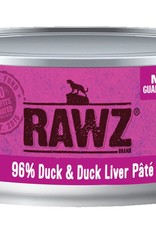 Rawz Rawz Cat 96% Duck & Duck Liver Pate 5.5oz