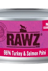 Rawz Rawz Cat 96% Turkey & Salmon Pate 5.5oz