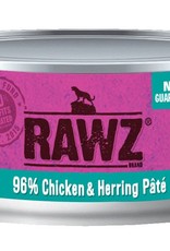 Rawz SALE - Rawz Cat 96% Chicken & Herring Pate 5.5oz