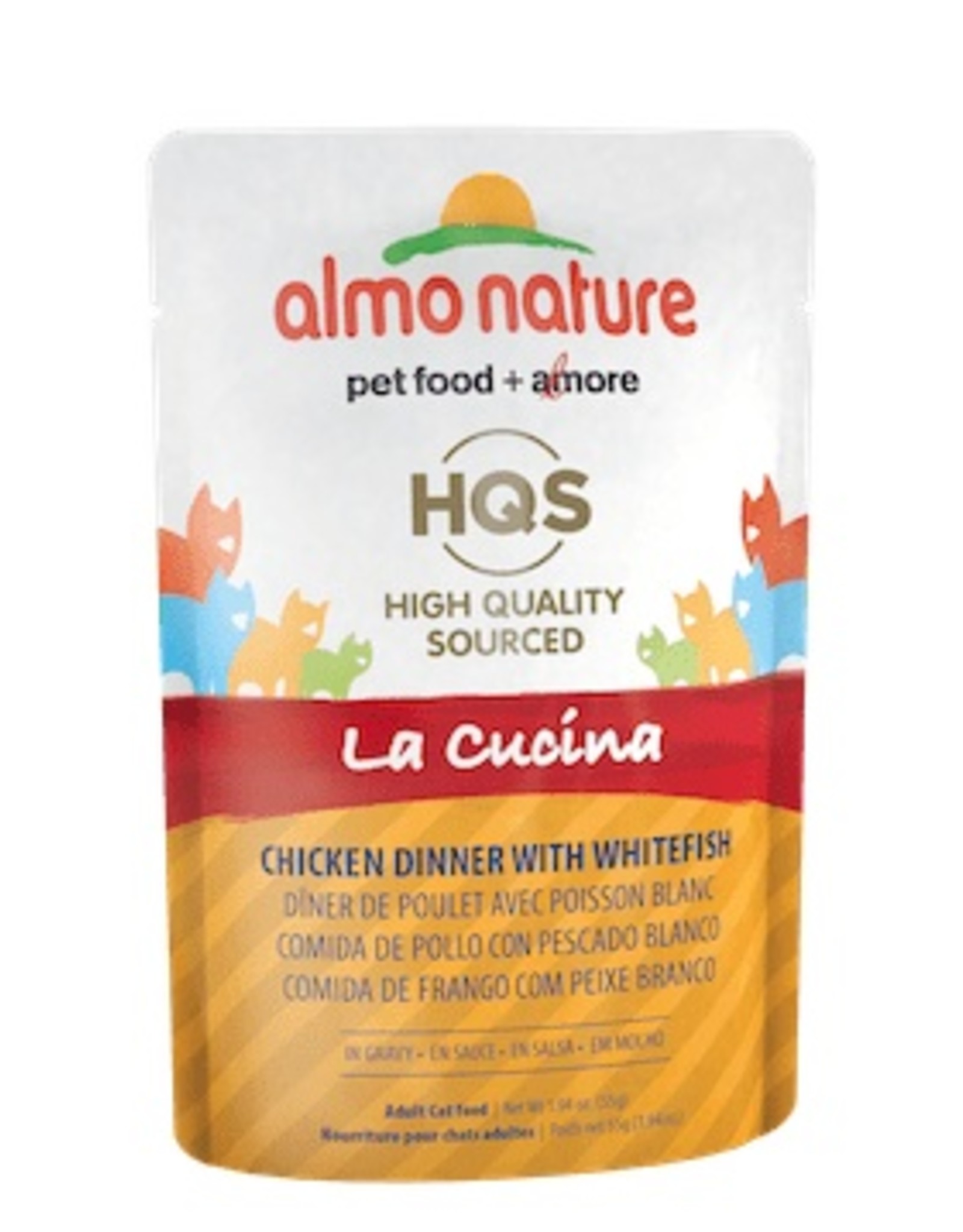Almo Nature Almo Nature La Cucina Chicken Dinner with Whitefish Pouch