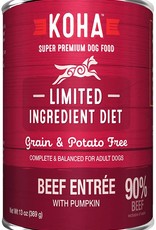 Koha Koha Limited Ingredient Beef Entree for Dogs 13oz