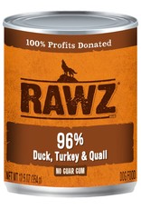 Rawz Rawz K9 96% Duck, Turkey & Quail Pate 12.5oz