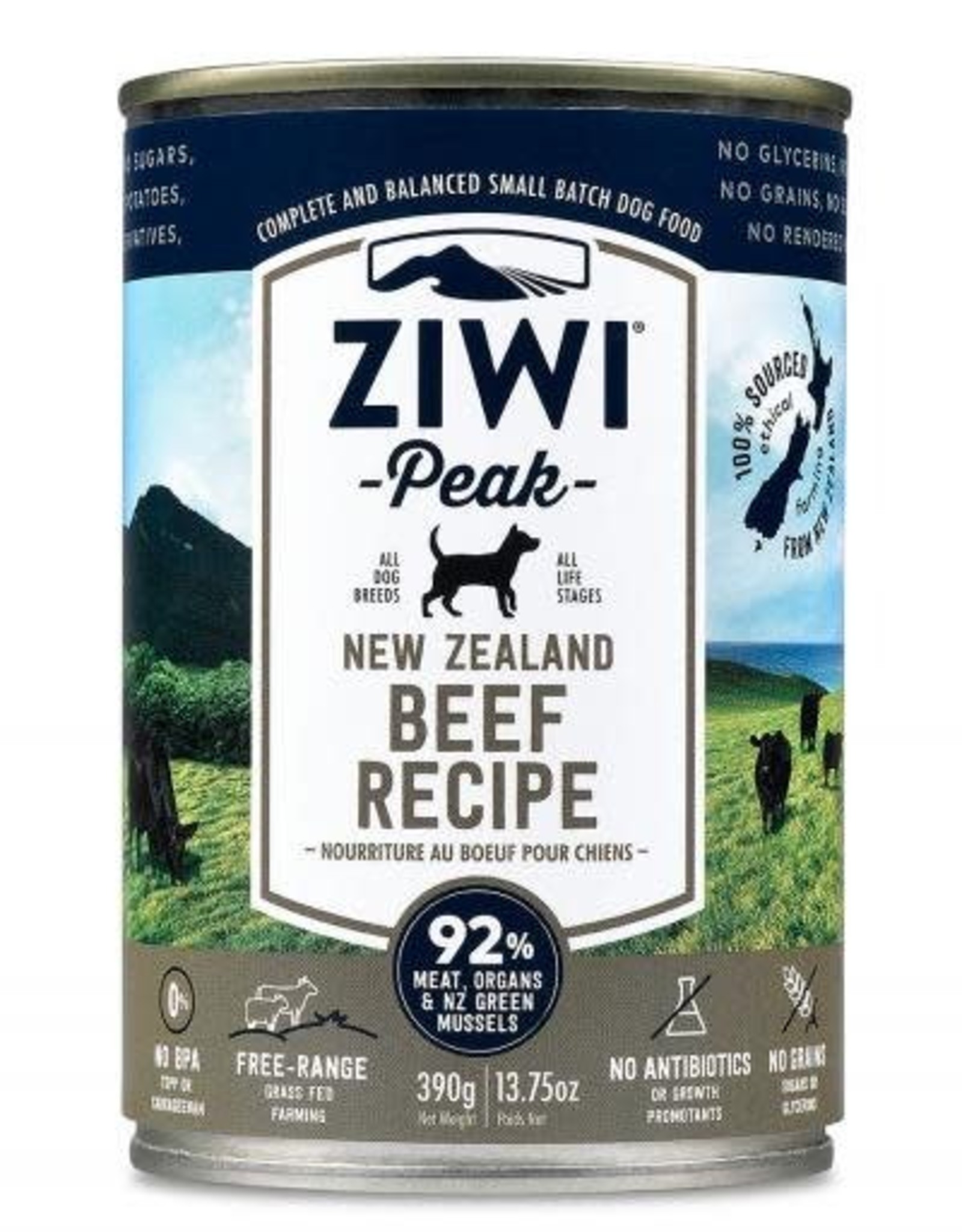 ZiwiPeak ZiwiPeak Beef For Dogs 13.75oz