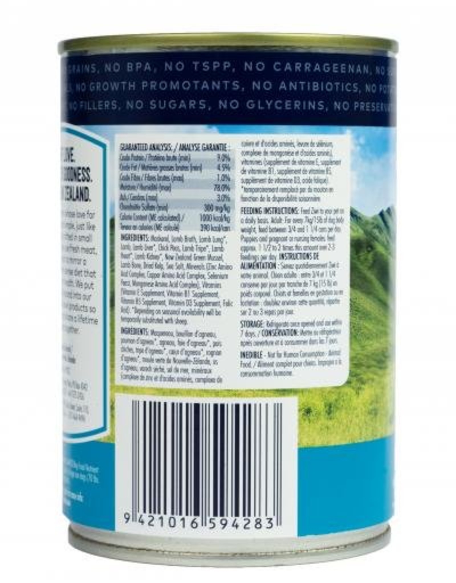 ZiwiPeak ZiwiPeak Mackerel & Lamb For Dogs 13.75oz