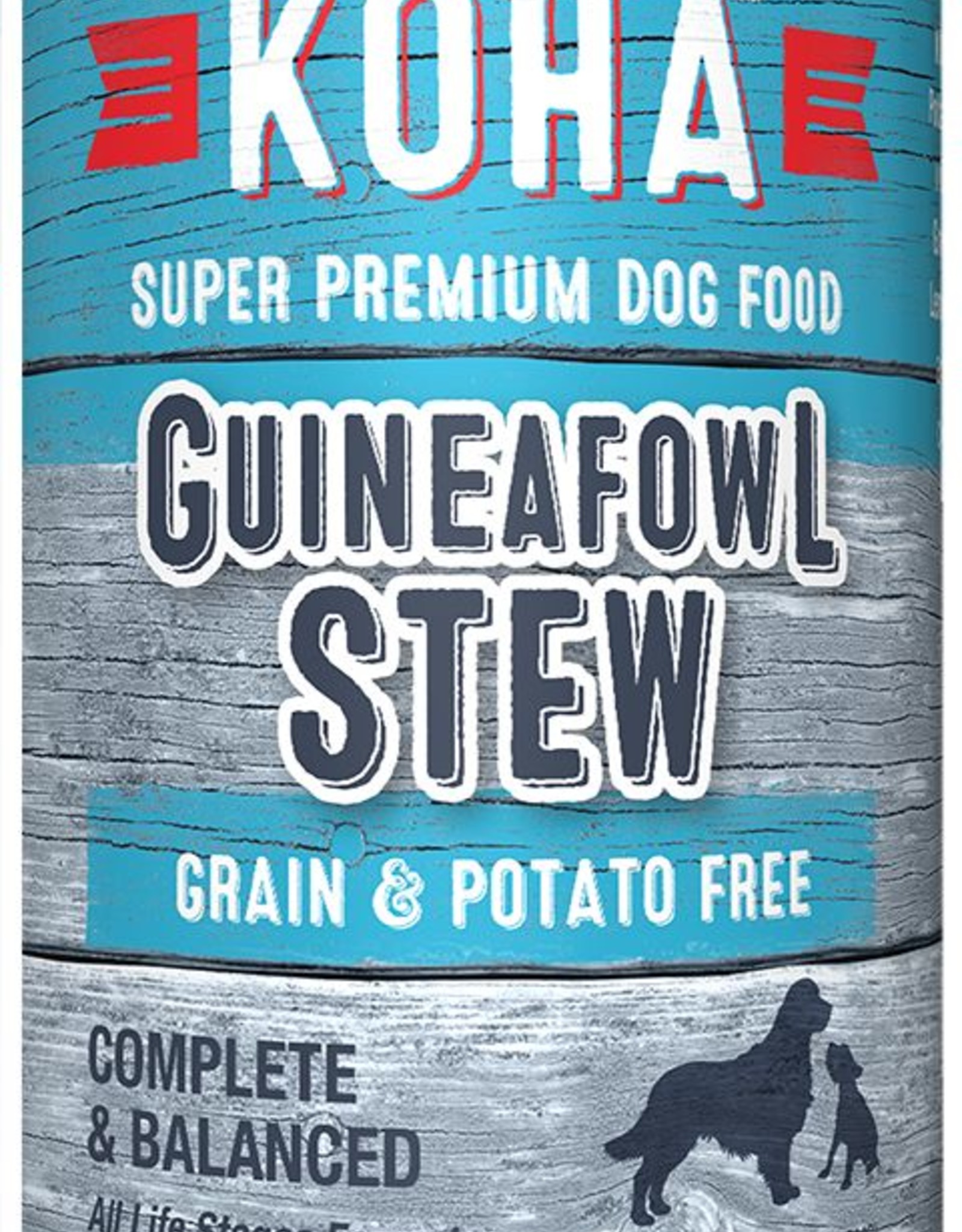 Koha Koha Guineafowl Stew for Dogs 12.7oz