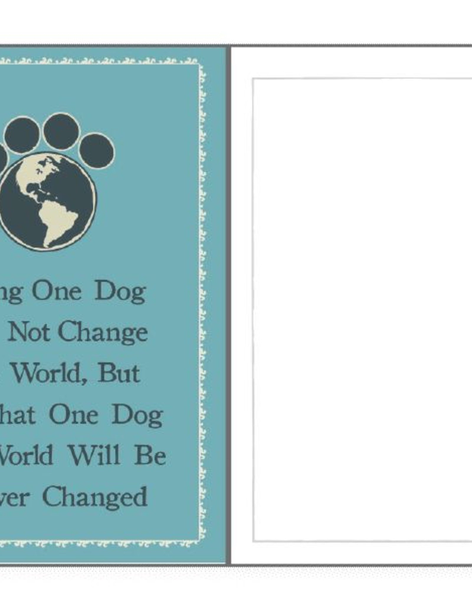 Dog Speak Dog Speak Card - Rescue - Saving One Dog