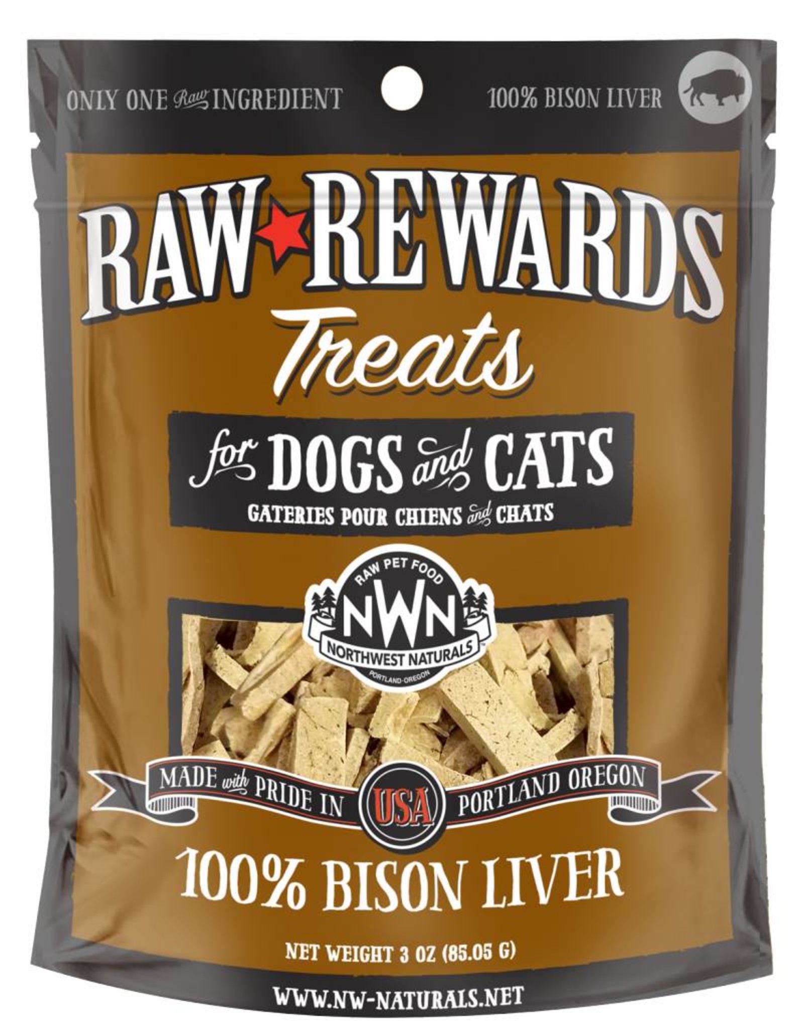 Northwest Naturals Northwest Naturals Bison Liver Treats 3oz